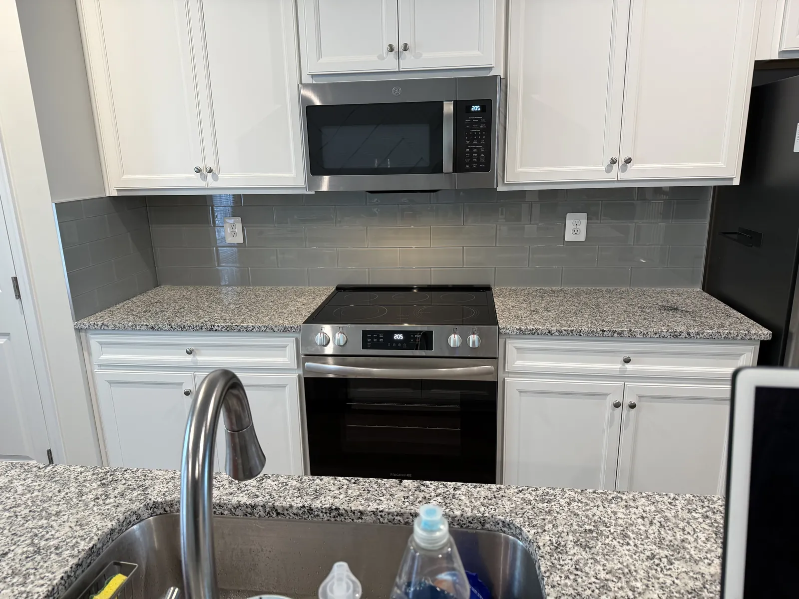Luxury kitchen remodeling finished: cabinetry, countertops, and stainless appliances, NOVA portfolio project